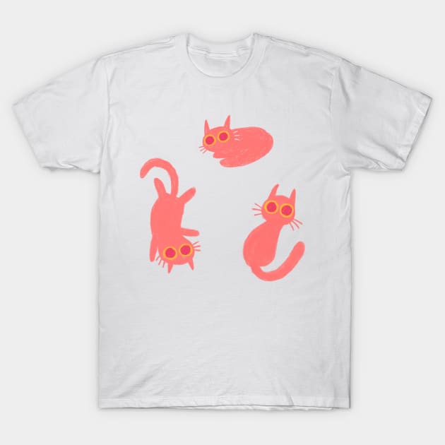 Cats, Cats, Cats! T-Shirt by le_onionboi